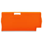 WAGO - Trennplatte, 2mm dick, überstehend, orange