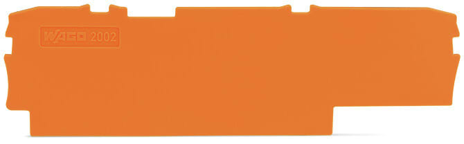 WAGO - Abschlussplatte, 1mm dick, orange