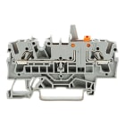 WAGO - 2-Leiter-Trenn- und Messklemme, mechanische Verriegelung+Prüfmöglichkeit, grau