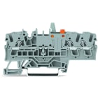 WAGO - 3-Leiter-Trenn- und Messklemme, mechanische Verriegelung, Prüfmöglichkeit, blau