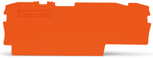 WAGO - Abschluss- und Zwischenplatte, 1mm dick, orange