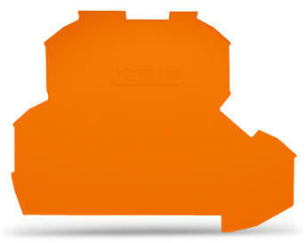 WAGO - Abschluss- und Zwischenplatte, 0,8mm dick, orange