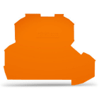 WAGO - Abschluss- und Zwischenplatte, 0,8mm dick, orange