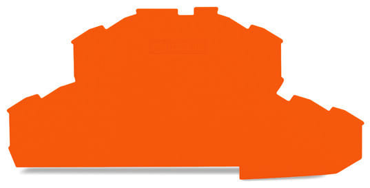 WAGO - Abschluss- und Zwischenplatte, 0,8mm dick, orange