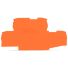 WAGO - Abschlussplatte, 0,8mm dick, orange