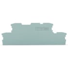 WAGO - Abschluss- und Zwischenplatte, 1mm dick, grau