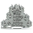 WAGO - Bauelementklemme, Dreistock, mit Diode 1N4007, grau