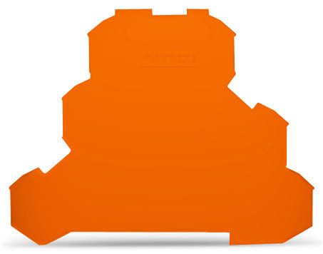 WAGO - Abschluss- und Zwischenplatte, 0,8mm dick, orange