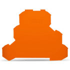 WAGO - Abschluss- und Zwischenplatte, 0,8mm dick, orange