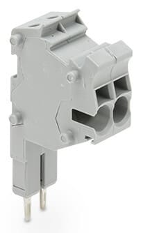 WAGO - Modularer TOPJOB®S-Steckverbinder, anreihbar, für Brückerschlitze, grau