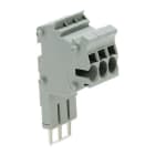WAGO - Modularer TOPJOB®S-Steckverbinder, anreihbar, für Brückerschlitze, grau