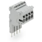 WAGO - Modularer TOPJOB®S-Steckverbinder, anreihbar, für Brückerschlitze, grau