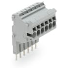 WAGO - Modularer TOPJOB®S-Steckverbinder, anreihbar, für Brückerschlitze, grau