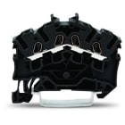 WAGO - 4-Leiter-Durchgangsklemme, 2,5mm², für Anwendungen Ex e II geeignet, schwarz
