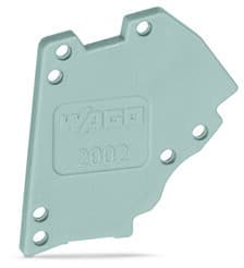 WAGO - Abschlussplatte, für modulares TOPJOB®S-Prüfsteckermodul, grau