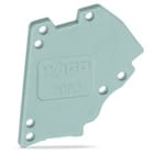 WAGO - Abschlussplatte, für modulares TOPJOB®S-Prüfsteckermodul, grau