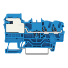 WAGO - 2-Leiter-N-Trennklemme, 2,5mm², Push-in CAGE CLAMP®, blau