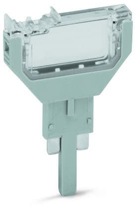 WAGO - Leerstecker, 5, 2mm breit, 2-polig, grau