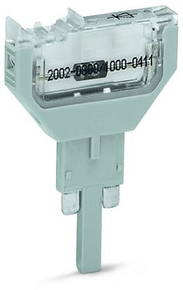 WAGO - Bauelementestecker,2-polig,mit Diode 1N4007,grau