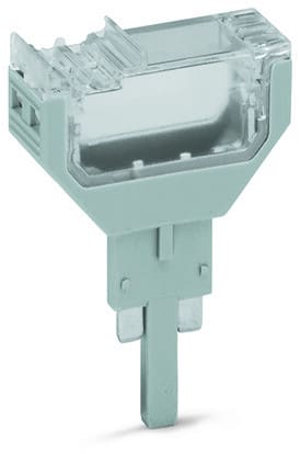 WAGO - Leerstecker, 10, 4mm breit, 2-polig, grau