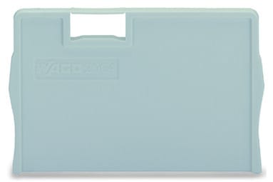WAGO - Trennplatte, 2mm dick, überstehend, grau