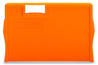 WAGO - Trennplatte, 2mm dick, überstehend, orange