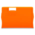 WAGO - Trennplatte, 2mm dick, überstehend, orange