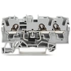 WAGO - Bauelementklemme, 3 Leiter, mit Diode 1N5408, grau