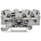 WAGO - Bauelementklemme, 3 Leiter, mit Diode 1N5408, grau