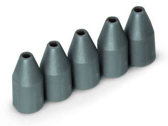 WAGO - Isolierungsstopp, 0,75 - 1mm², 5 Stück / Strang, dunkelgrau