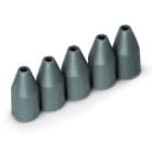 WAGO - Isolierungsstopp, 0,75 - 1mm², 5 Stück / Strang, dunkelgrau