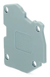 WAGO - Abschlussplatte, für modularen TOPJOB®S-Steckverbinder, 1,5mm dick, grau