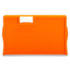 WAGO - Trennplatte, 2mm dick, überstehend, orange