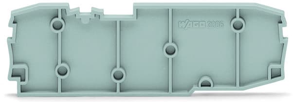 WAGO - Distanzplatte, 2, 9mm breit, grau
