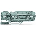 WAGO - 2-Leiter-Durchgangsklemme, 6mm², mit Prüfmöglichkeit, grau