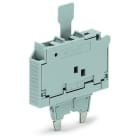 WAGO - Sicherungsstecker, mit Lasche, für G-Sicherungseinsatz 5x20mm, grau