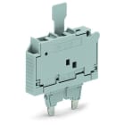 WAGO - Sicherungsstecker, mit Lasche, für G-Sicherungseinsatz 5x30mm, grau