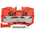 WAGO - 2-Leiter-Durchgangsklemme, 10mm², für Anwendungen Ex e II geeignet, orange