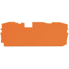 WAGO - Abschluss- und Zwischenplatte, 1mm dick, orange