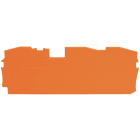 WAGO - Abschluss- und Zwischenplatte, 1mm dick, orange