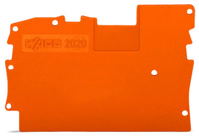 WAGO - Abschluss- und Zwischenplatte, 1mm dick, orange