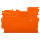 WAGO - Abschluss- und Zwischenplatte, 1mm dick, orange