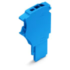 WAGO - 1-Leiter-Federleisten-Anfangsmodul, Push-in CAGE CLAMP®, 1,5mm², blau