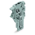 WAGO - 1-Leiter-Federleisten-Endmodul, Push-in CAGE CLAMP®, 1,5mm², grau