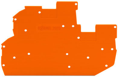 WAGO - Abschluss- und Zwischenplatte, 1mm dick, orange