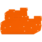 WAGO - Abschluss- und Zwischenplatte, 1mm dick, orange