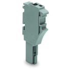 WAGO - 1-Leiter-Federleiste, Push-in CAGE CLAMP®, 4mm², grau