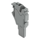 WAGO - 1-Leiter-Federleisten-Anfangsmodul, Push-in CAGE CLAMP®, 4mm², grau