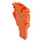 WAGO - 1-Leiter-Federleisten-Anfangsmodul, Push-in CAGE CLAMP®, 4mm², orange
