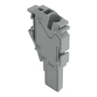 WAGO - 1-Leiter-Federleisten-Mittelmodul, Push-in CAGE CLAMP®, 4mm², grau